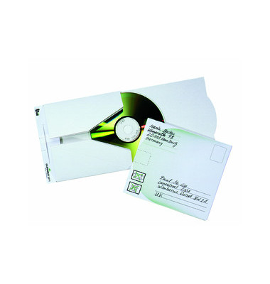 CD/DVD-Versandtasche weiß 5 Stück CD/DVD-Versandtasche weiß 5 Stück