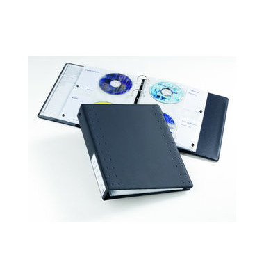 CD-Ringbuch CD/DVD INDEX 40 anthrazit 270x65x315mm für 40CDs CD-Ringbuch CD/DVD INDEX 40 anthrazit 270x65x315mm für 40CDs