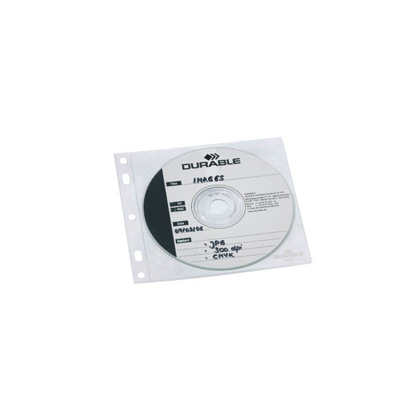 4005546504339 - CD DVD-Hüllen CoverFile für 1 CD DVD transparent zum Abheften PP 4005546504339 523919 10 Stück