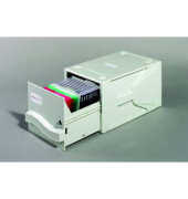 CD-DVD-Box MULTIMEDIA BOX I 525610, CD, grau, Kunststoff