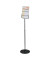 Bodenaufsteller SHERPA anth/gra 66-114cm h A4