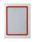 Sichttafel SHERPA A4 orangener Rahmen