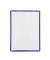 Sichttafel SHERPA A4 blauvioletter Rahmen
