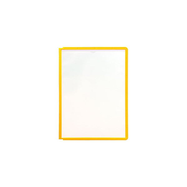 4005546521435 - DURABLE Klarsichttafel mit Profilrahmen für DIN A4 VE 10 Stk gelb ab 3 VE