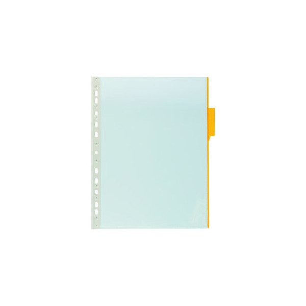 5 Stück Durable Sichttafel FUNCTION A4 Tabe gelb mit Universallochung 4005546571294 Durable