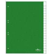 Kunststoffregister 6223 05, 20-teilig blanko, A4, 120µm, transparente Fenstertaben, 20-teilig