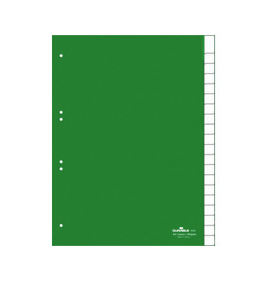 Kunststoffregister 6223-05 blanko A4 0,12mm grüne Fenstertaben zum wechseln 20-teilig Kunststoffregister 6223-05 blanko A4 0,12mm grüne Fenstertaben zum wechseln 20-teilig