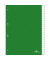 Kunststoffregister 6224-05 blanko A4 0,12mm grüne Fenstertaben zum wechseln 25-teilig