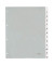 Kunststoffregister 6835-19 1-12 A4+ 0,12mm weiße Fenstertaben zum wechseln 12-teilig