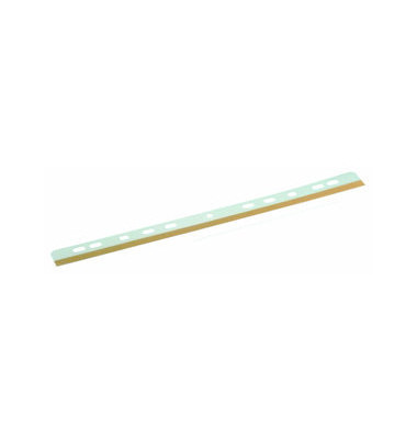 Abheftstreifen Filefix 8061 19, 2,5x29,5cm (BxL), Kunststoff mit Kunststoffdeckleiste, transparent