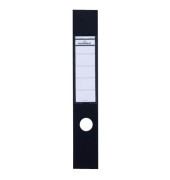 selbstklebende Rückenschilder ORDOFIX 8090 01 schwarz breit/lang 60x390mm (BxH) selbstklebend permanent 