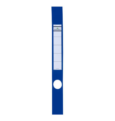 selbstklebende Rückenschilder ORDOFIX 8091 06 blau schmal/lang 40x390mm (BxH) selbstklebend permanent 