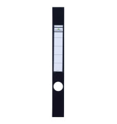 selbstklebende Rückenschilder ORDOFIX 8091 01 schwarz schmal/lang 40x390mm (BxH) selbstklebend permanent 