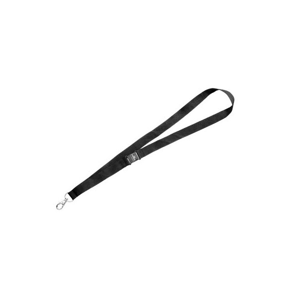 4005546800097 - Textilband Durable für Ausweishalter Namensschilder Karabinerhaken Sicherheitsverschluss L 440 x B 20 mm Textil schwarz 10 Stück