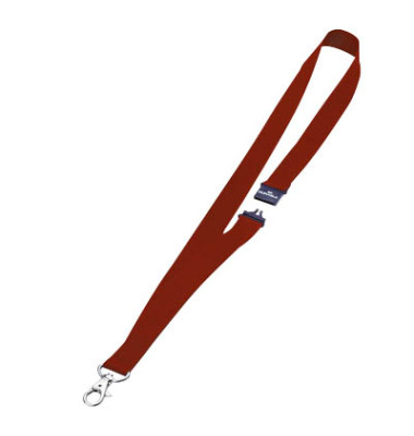 Textilband f.Namenssch.m.Haken rot 20x810mm Textilband f.Namenssch.m.Haken rot 20x810mm