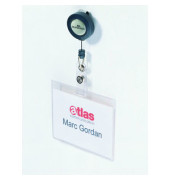 Namensschild mit Clip JoJo Ausweishalter 60 x 90 mm  SB