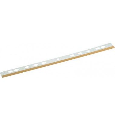 Abheftstreifen Filefix 8261 19, 2,5x29,5cm (BxL), Kunststoff mit Kunststoffdeckleiste, transparent