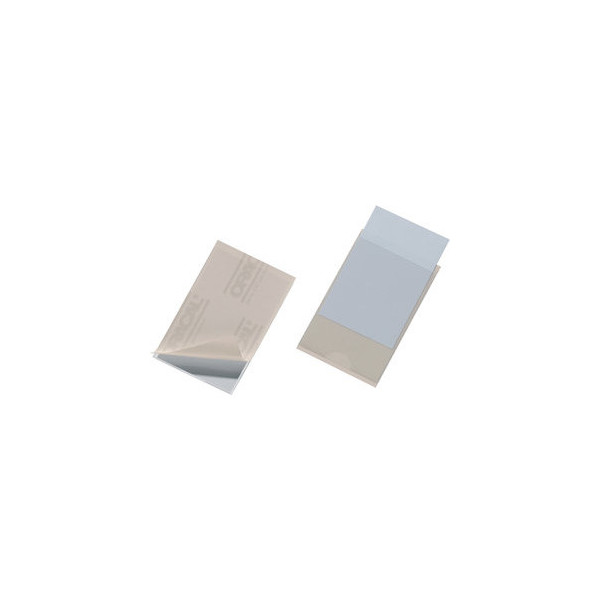 4005546840086 - DURABLE Selbstklebe-Taschen Pocketfix Transparent Polyvinylchlorid 62 x 93 mm 100 Stück