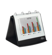 Tischflipchart DURASTAR, 8567 39, basalt, ohne Rollen, f&uuml;r Tisch