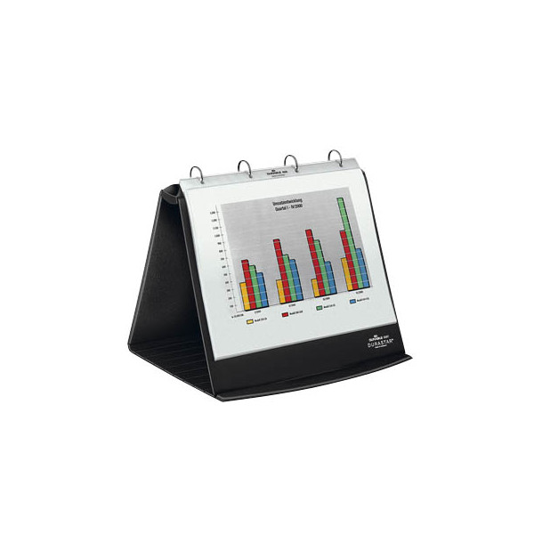 Durable Tischflipchart DURASTAR, 8567 39, basalt, ohne Rollen, für Tisch 4005546810775 Durable