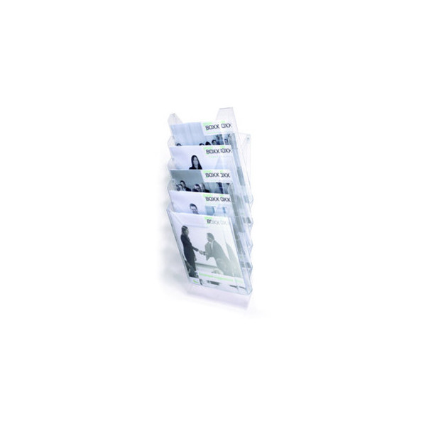 4005546803494 - COMBIBOXX A4 SET XL - 8586 858619 Prospekthalter Transparent DIN A4 Anzahl der Fächer 5 1 St (B x H x T) 242 x 580 x 155 mm