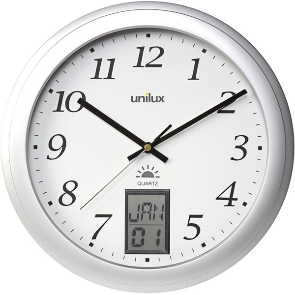 3595560007929 - Wanduhr Instinct metallgrau autom Umstellung Sommer- Winterzeit 3595560007929 100340853