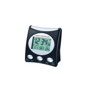  Wecker WT-221-T 05899, schwarz/silber, viereckig, digital