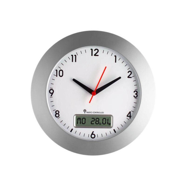 4009816017543 - Ø 30 TFA® Funkwanduhr 981092 weiß silber Kunststoff Ø 300 cm 981092 4009816017543 4009816017543 - Ø 30 TFA® Funkwanduhr 981092 weiß silber Kunststoff Ø 300 cm 981092 4009816017543