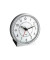  Wecker 60.1010 60.1010, silbermetallic, rund, analog