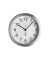  Wanduhr 98.1091 98.1091.02, silbermetallic, rund, analog