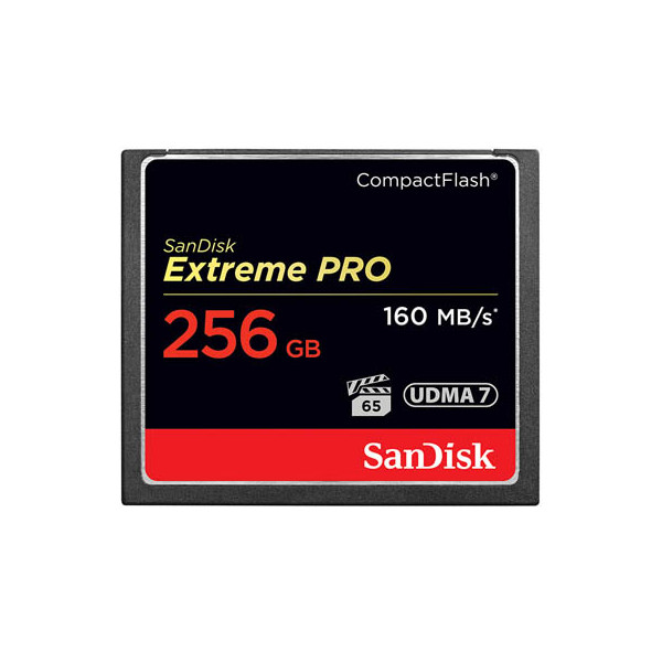 0619659102548 - SANDISK Speicherkarte CF Extreme Pro Speicherkarten Gr 256 GB schwarz Speicherkarten