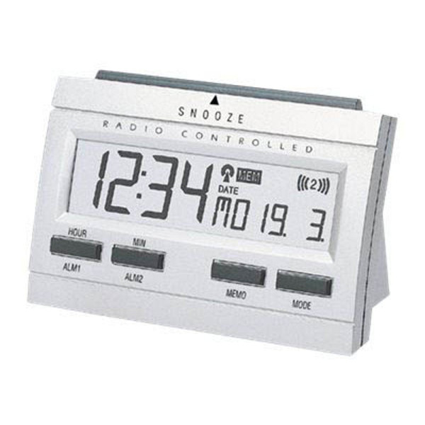 4029665500874 - TechnoLine® digitaler Funkwecker WT 87 silber Kunststoff 4029665500874 - TechnoLine® digitaler Funkwecker WT 87 silber Kunststoff