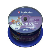 DVD-Rohlinge 43703 DVD+R, 8,5 GB, Double Layer, bedruckbar 