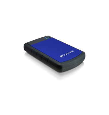externe Festplatte StoreJet 25H3B TS2TSJ25H3B, schwarz/blau, 2,5 Zoll (6,35cm), 2 TB, HDD
