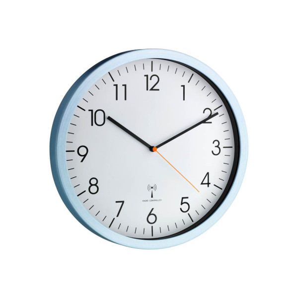 4009816026415 - Ø 30 TFA® Funkwanduhr 60351755 weiß silber Aluminium Ø 305 cm 60351755 4009816026415