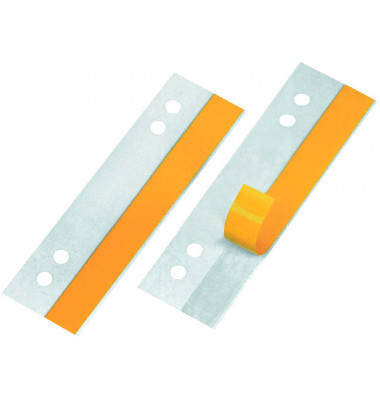 Abheftstreifen HEFTFIX 2002200, 3x10,5cm (BxL), Kunststoff mit Kunststoffdeckleiste, transparent