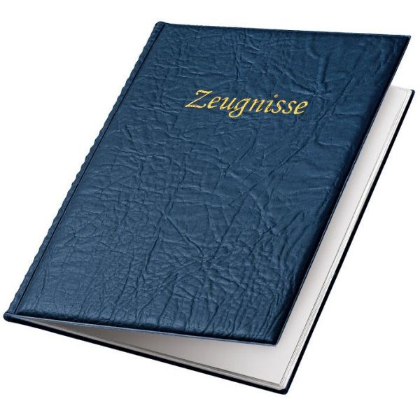 4000225440151 - Zeugnismappe Business 4401 850 blau A4 mit 10 Hüllen 4000225440151 Veloflex