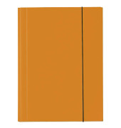 Zeichenmappe Velocolor 4432330, A3 orange, Karton 350g, 3 Einschlagklappen, 1 Gummizug (ganze H&ouml;he)
