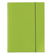 Zeichenmappe Velocolor 4432341, A3 hellgr&uuml;n, Karton 350g, 3 Einschlagklappen, 1 Gummizug (ganze H&ouml;he)