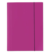 Zeichenmappe Velocolor 4432371, A3 pink, Karton 350g, 3 Einschlagklappen, 1 Gummizug (ganze H&ouml;he)
