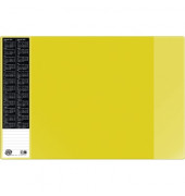 Scheibunterlage Velocolor 4680-310 mit Kalenderstreifen gelb 60x40cm Kunststoff