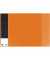 Scheibunterlage VELOCOLOR oran mit seitlichen Taschen, 40x60