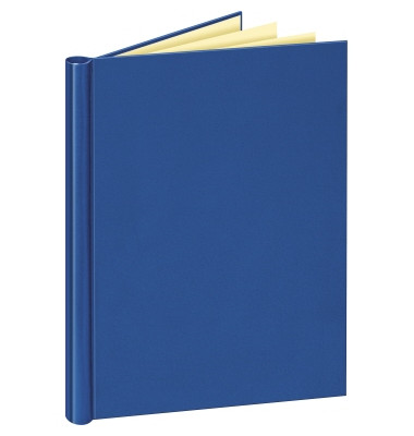 Klemmbinder VELOCOLOR 4944 250, A4 dunkelblau, f&uuml;r ca. 150 Blatt, Karton 80g