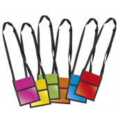 Brustbeutel Velocolor farbig sortiert 13x17x5cm Polyester