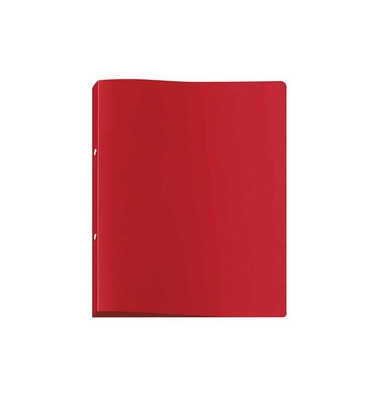 Ringbuch Viquel V020201, A4 2 Ringe 20mm Ring-&Oslash; PP-Vollkunststoff rot