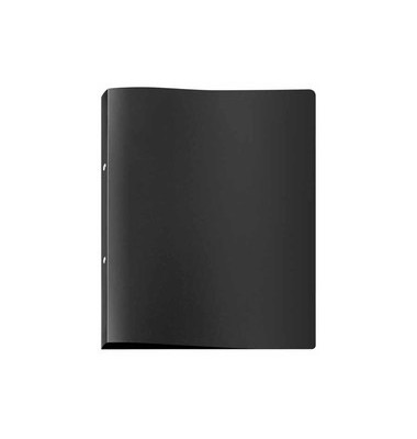 Ringbuch Viquel V020205, A4 2 Ringe 20mm Ring-Ø PP schwarz
