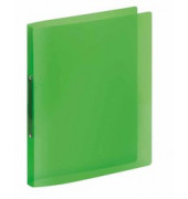 Ringbuch PROPYGLASS® V020242, A4 2 Ringe 20mm Ring-Ø PP grün-transparent