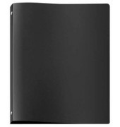 Ringbuch Viquel ohne V020905, A4 4 Ringe 20mm Ring-Ø PP-Vollkunststoff schwarz-transparent