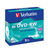 DVD-Rohlinge 43285 DVD-RW, wiederbeschreibbar, 4,7 GB, Jewel Case 