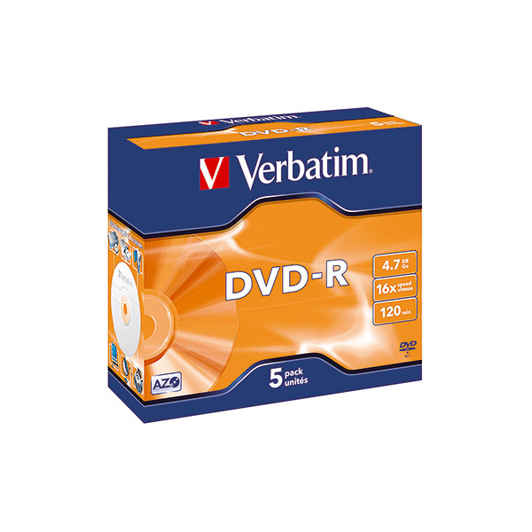 0023942435198 - 7GB 16x Speed DVD-R 12cm 1x5 Verbatim DVD-R 47GB 16x Speed Jewel Case 43519 0023942435198 0023942435198 - 7GB 16x Speed DVD-R 12cm 1x5 Verbatim DVD-R 47GB 16x Speed Jewel Case 43519 0023942435198